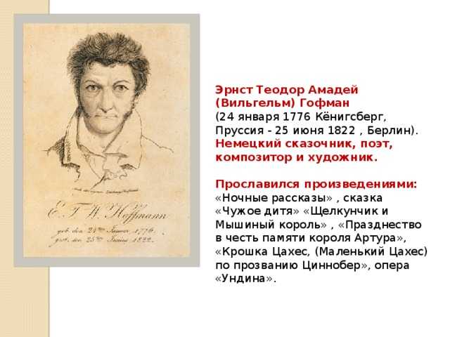 Биография гофмана