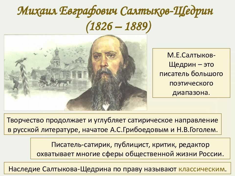 Салтыков-щедрин михаил евграфович — биография писателя, личная жизнь, фото, портреты, книги