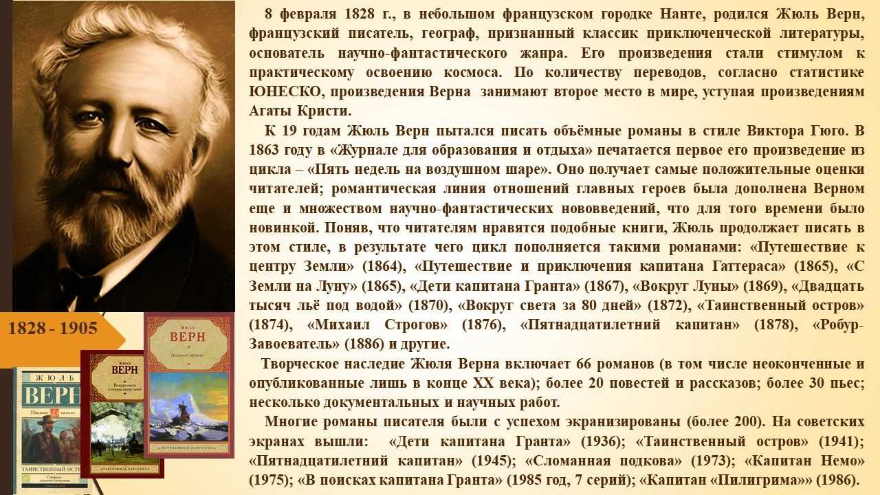 Яркая биография жюля верна на русском языке | vokrugsveta